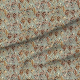 Harnais pour chien abstrait – bleu clair & lignes artistiques Harnais pour chien abstrait – bleu clair & lignes artistiques