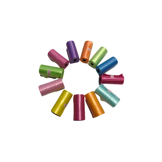 Sachets à Crottes Unis & Colorés – Chien