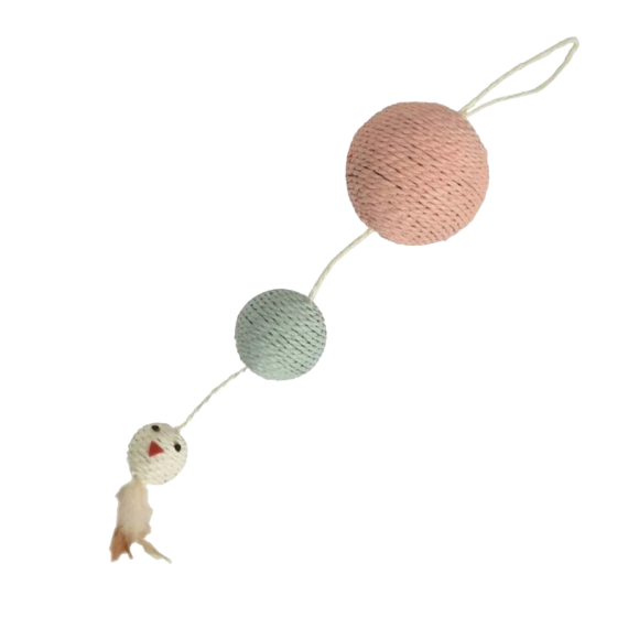 Mobile 3 boules pour chat