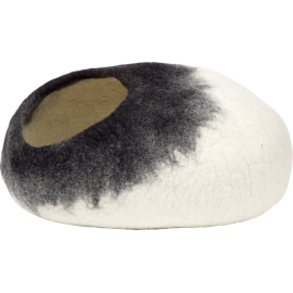 Niche pour chat 100% laine feutrée – Couchage naturel, chaud et respirant