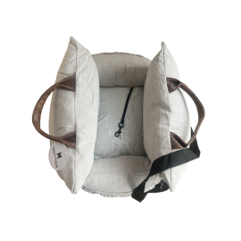 Panier de Transport 3-en-1 pour Chien / Chat – Voiture, Panier & Sac de Voyage Panier de Transport 3-en-1 pour Chien / Chat – Voiture, Panier & Sac de Voyage