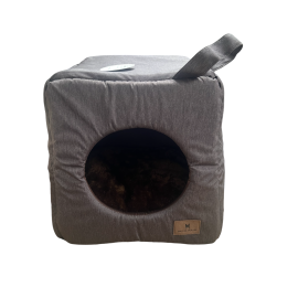 Niche imperméable pour chat et petit chien – Confort, protection et design