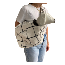 Écharpe de portage chien confortable et tendance – Sac de transport doux Écharpe de portage chien confortable et tendance – Sac de transport doux