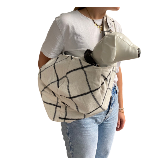 Sac de transport gris