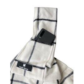 Écharpe de portage chien confortable et tendance – Sac de transport doux Écharpe de portage chien confortable et tendance – Sac de transport doux