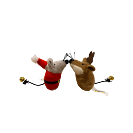 PETITE SOURIS DE NOEL POUR CHAT