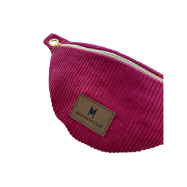 Banane velours côtelé – Avec distributeur de sacs à crottes intégré Banane velours côtelé – Avec distributeur de sacs à crottes intégré