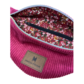 Banane velours côtelé – Avec distributeur de sacs à crottes intégré Banane velours côtelé – Avec distributeur de sacs à crottes intégré