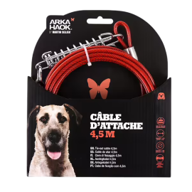 Câble d’Attache Métal pour Chien – Ultra Résistant & Sécurisé en Extérieur