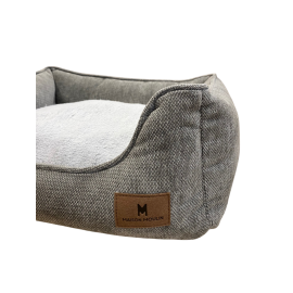 Panier pour chat et petit chien avec coussin réversible – Confort toutes saisons Panier pour chat et petit chien avec coussin réversible – Confort toutes saisons