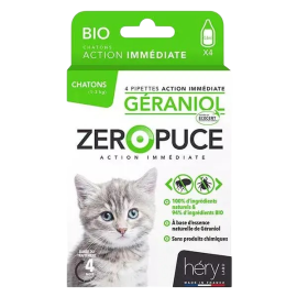 Pipettes anti-puces naturelles chat & chaton bio