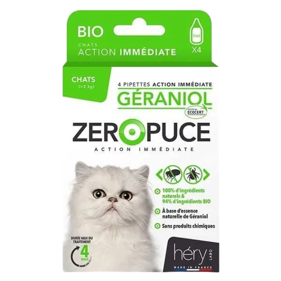 Pipettes Anti-Puces Naturelles Bio – Chat & Chaton