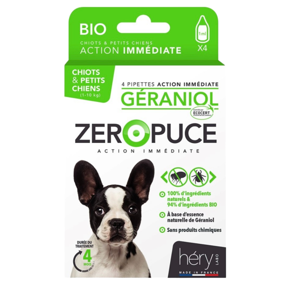 Pipettes anti parasitaires pour chien