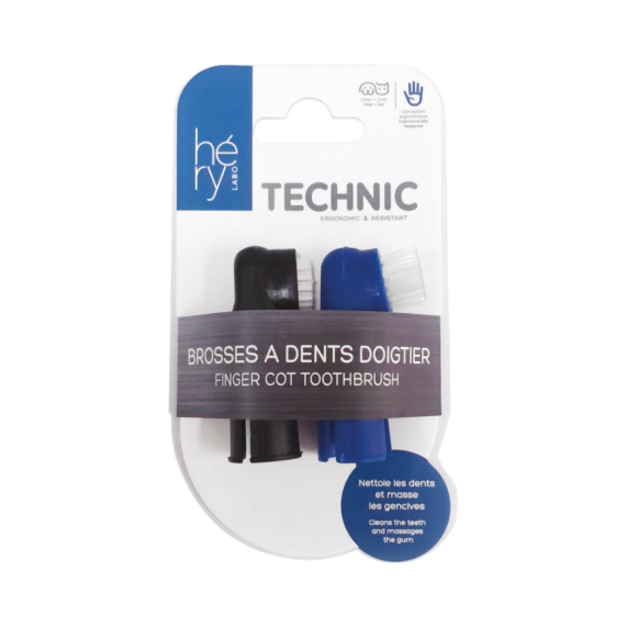 Lot de 2 Brosses à Dents – Chien & Chat