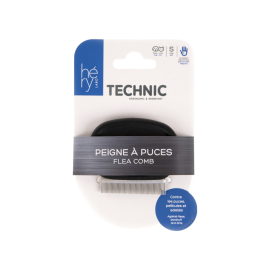 Peigne à puces compact chien chat – Nettoie et élimine