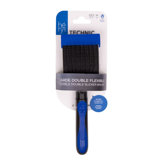 Brosse Carde Double Flexible – Chien & Chat