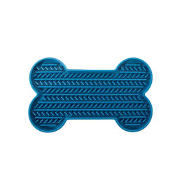 Tapis de léchage en forme d’os pour chien – stimulation et bien-être