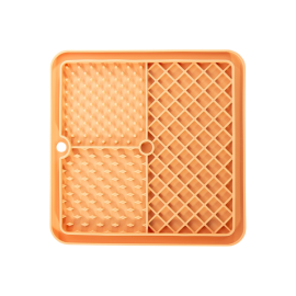 Tapis de léchage double surface pour chien et chat – silicone alimentaire, antiglisse, apaisant