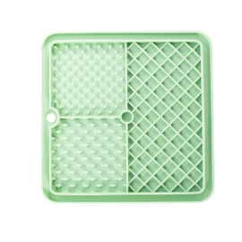 Tapis de léchage double surface pour chien et chat – silicone alimentaire, antiglisse, apaisant