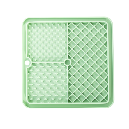 Tapis De Léchage Antidérapant Pour Chien & Chat - Silicone - Pour Ralentir L'Alimentation - Facile à Nettoyer - Rose
