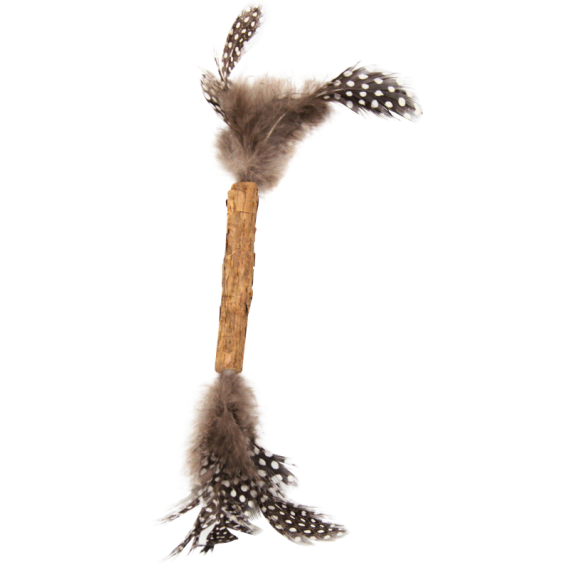 Bâton de matatabi & plumes légères