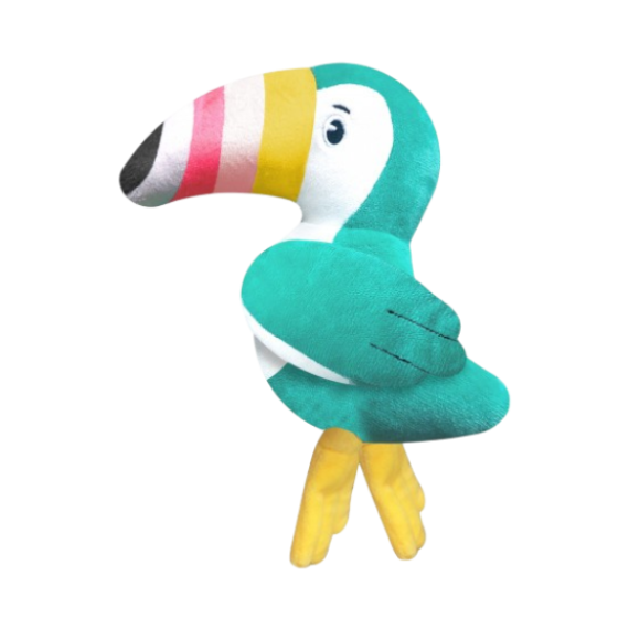 Grande Peluche Toucan pour Chien