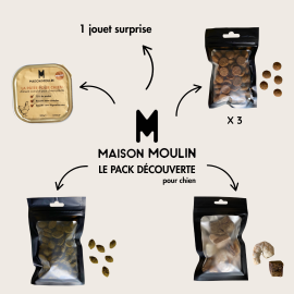 Pack Découverte Chien – Échantillons Croquettes, Friandises et Pâtée