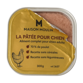 Pâtée pour chien au poulet MAISON MOULIN