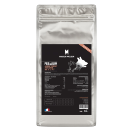 Croquettes PREMIUM au saumon frais pour chiens adultes / âgés - Fabrication Française