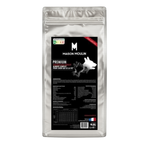 copy of Nouvelle Croquette PREMIUM "sans céréales" Chien actif / Chiot 9Kg sans légumineuses