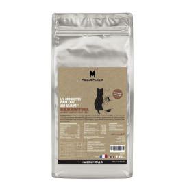 Croquettes pour chat actif ou chaton – Sans gluten, digestes, made in France