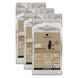 Croquettes pour chat actif ou chaton – Sans gluten, digestes, made in France
