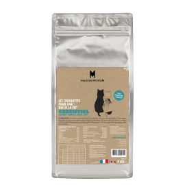 Croquettes pour chat sédentaire ou stérilisé – Sans gluten, digestes, made in France