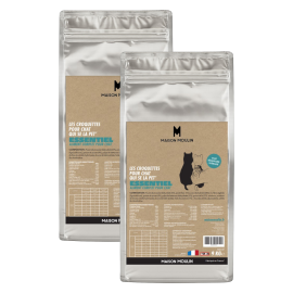 Croquettes pour chat sédentaire ou stérilisé – Sans gluten, digestes, made in France