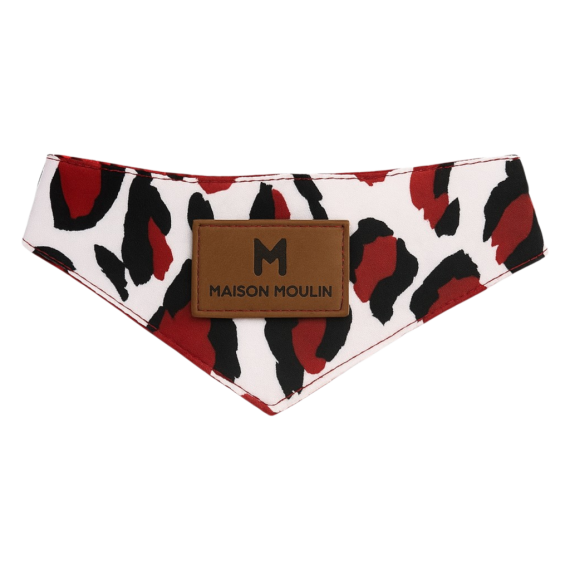 Bandana Réversible Laine & Velours – Chat & Petit Chien
