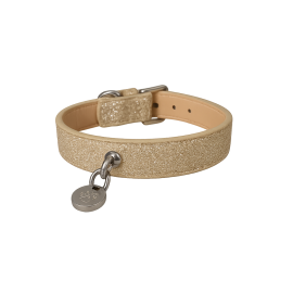 Colliers en cuir pailleté pour chiens – Élégance et confort durable Colliers en cuir pailleté pour chiens – Élégance et confort durable