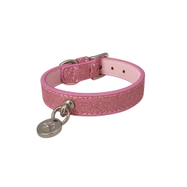 Colliers en cuir pailleté pour chiens – Élégance et confort durable Colliers en cuir pailleté pour chiens – Élégance et confort durable