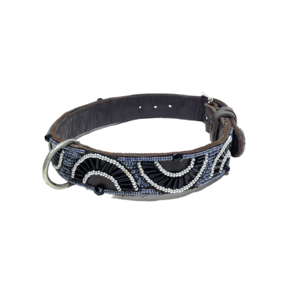 Colliers Artisanaux en Cuir pour Chiens – Faits Main, Perles Authentiques & Doublure Confort