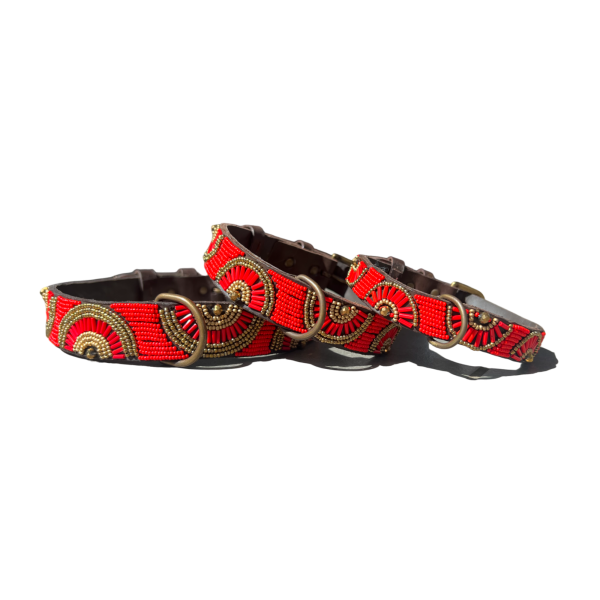 Colliers artisanaux en cuir S/M/L