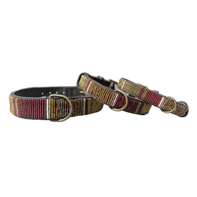 Colliers Artisanaux en Cuir pour Chiens – Faits Main, Perles Authentiques & Doublure Confort Colliers Artisanaux en Cuir pour Chiens – Faits Main, Perles Authentiques & Doublure Confort
