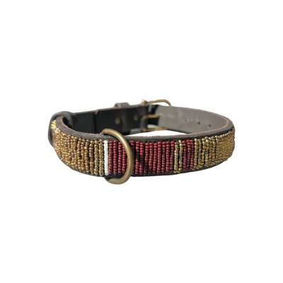 Colliers Artisanaux en Cuir pour Chiens – Faits Main, Perles Authentiques & Doublure Confort Colliers Artisanaux en Cuir pour Chiens – Faits Main, Perles Authentiques & Doublure Confort