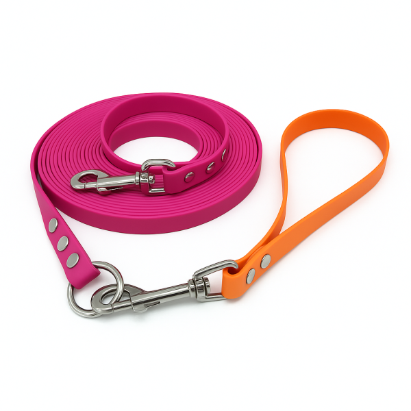 Rallonge Biothane 1,20 m – Mousqueton & anneau