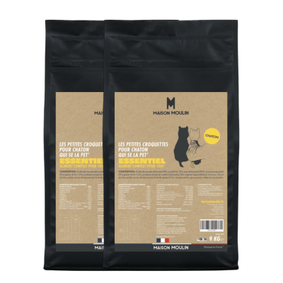 Croquettes pour chat actif ou chaton – Sans gluten, digestes, made in France Croquettes pour chat actif ou chaton – Sans gluten, digestes, made in France
