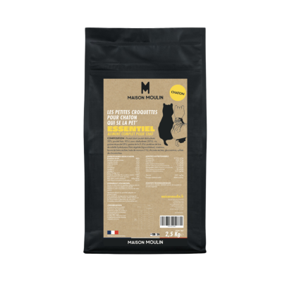 Croquettes pour chat actif ou chaton – Sans gluten, digestes, made in France
