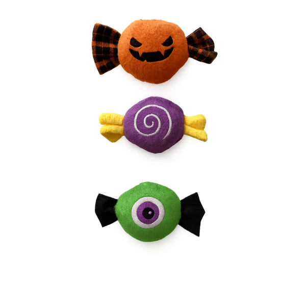 Jouet bonbon d'Halloween pour chien