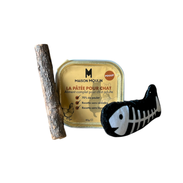 Offre Halloween Chat - Pâtée + matatabi + jouet poisson