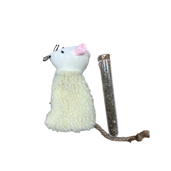 Jouet animal avec herbe à chat – Hérisson ou souris