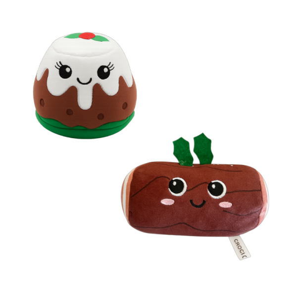 COLLECTION DE NOEL - Pudding et bûche pour chien