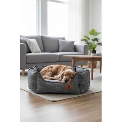 Panier pour chat et chien avec coussin réversible – Confort pour petits et grands animaux