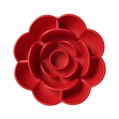 Gamelle Anti-Glouton 2 en 1 Fleurs – Chiens & Chats